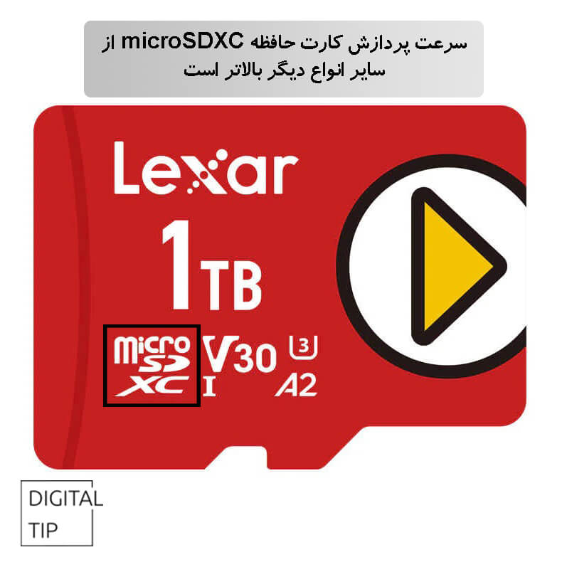 بهترین کارت حافظه microSDXC
