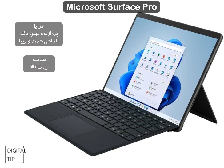 مایکروسافت سرفیس پرو 8 برای برنامه نویسی