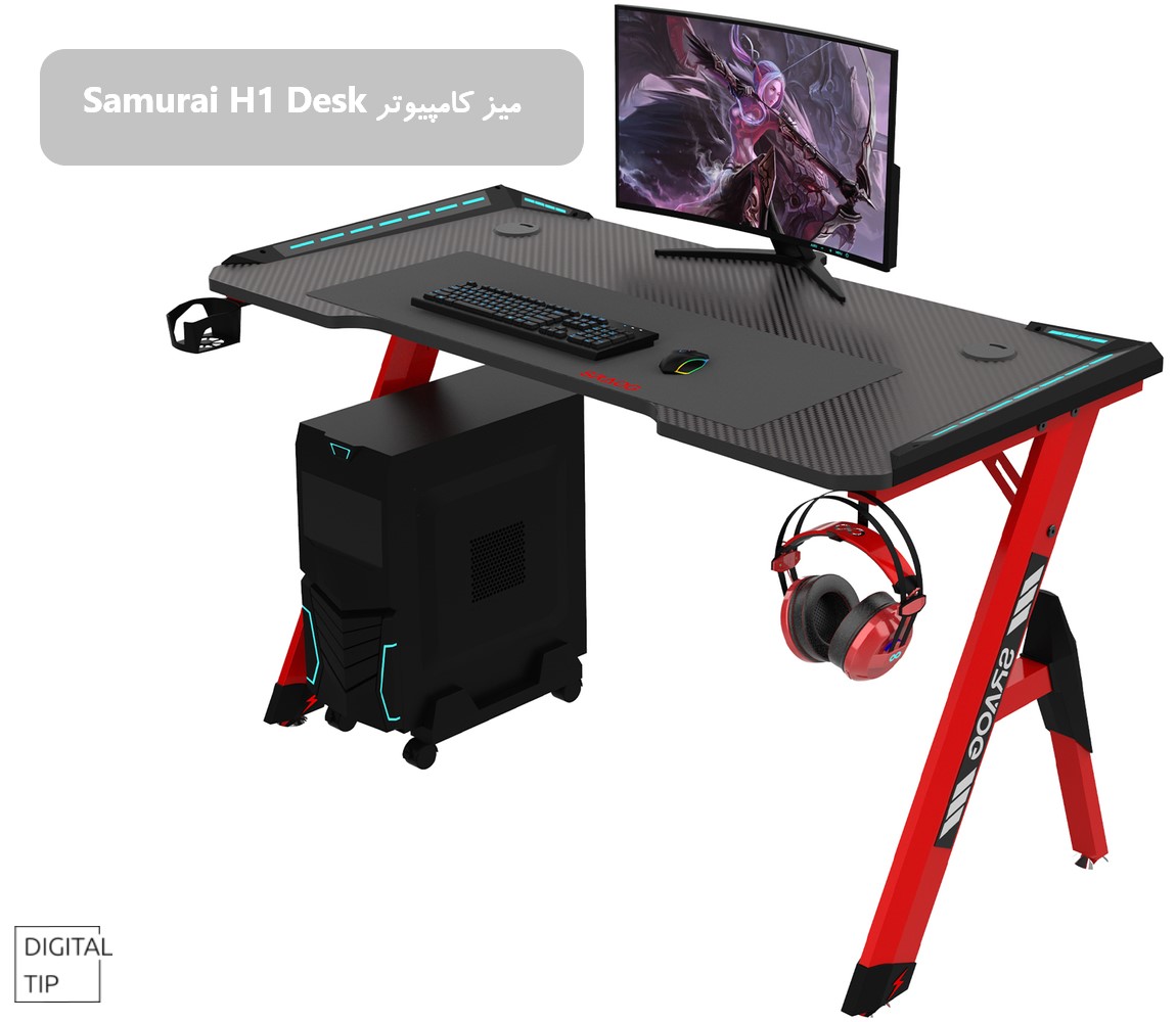 میز کامپیوتر مدل Samurai H1 Gaming Desk