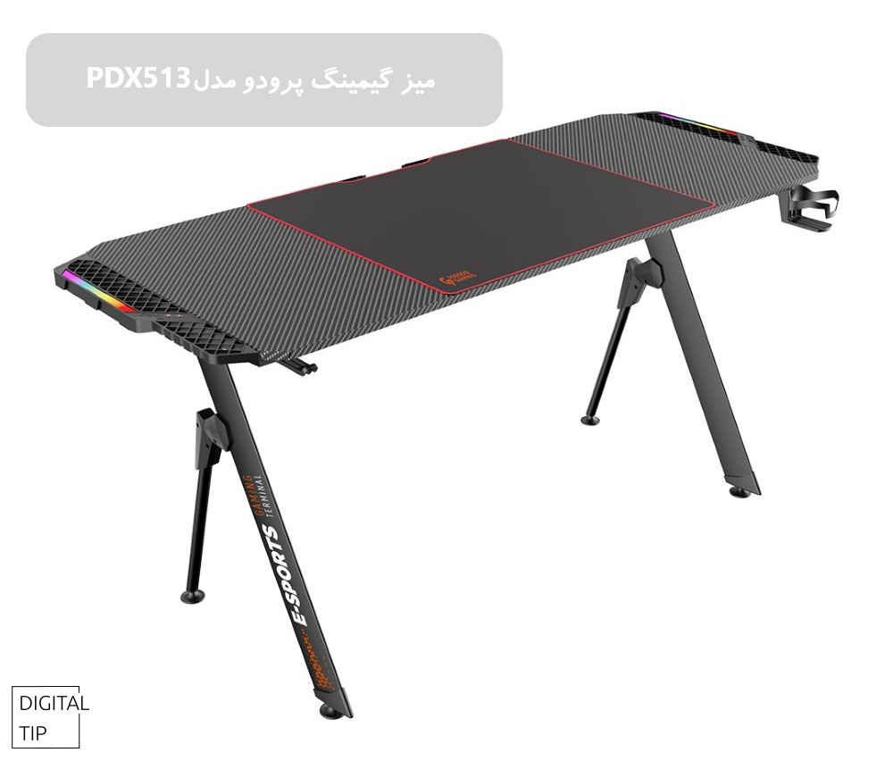 میز کامپیوتر پرودو مدل گیمینگ کد PDX513
